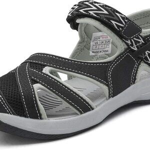Women's Sports Sandals Outdoor Hiking Shoes Lightweight TPR Closed-Toe